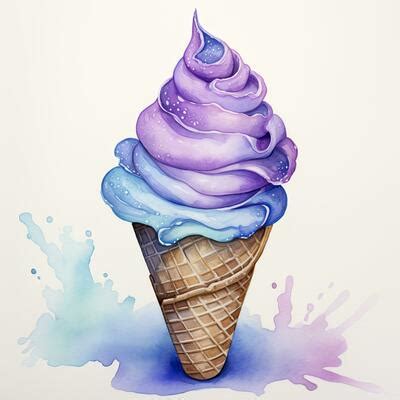 How to Draw Ice Cream From Python Coding 的图像结果