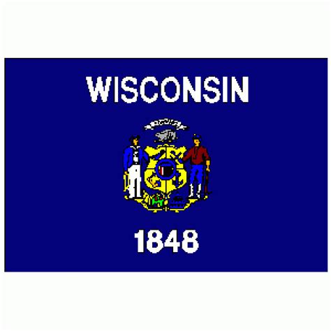 WI Flag - State of Wisconsin Flag - Ultimate Flags