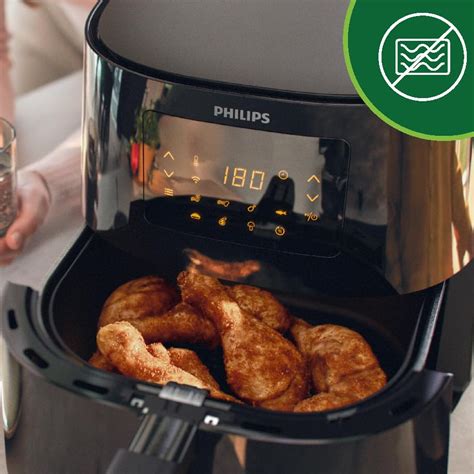 PHILIPS Digital XL Airfryer HD9280/90 (Wifi enabled), Touch Panel, 500 ...