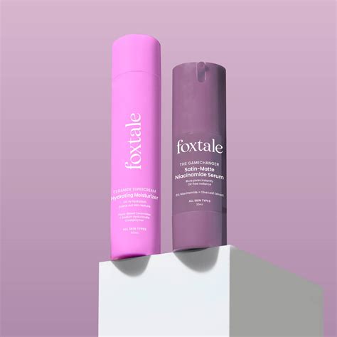 Buy Niacinamide Serum & Hydrating Moisturiser Combo by Foxtale.
