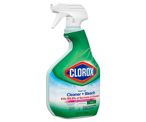 Clorox Clean-Up All Purpose Cleaner with Bleach, Spray Bottle, Original ...
