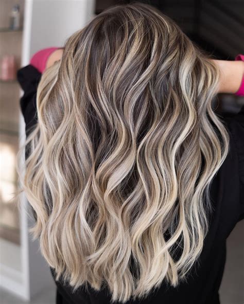 dirty blonde hair with partial highlights