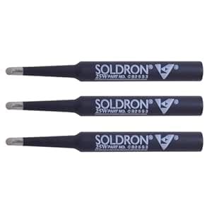 SOLDRON CB25S3 Black Ceramic-Coated Spade Deluxe Bit | Long-Life ...