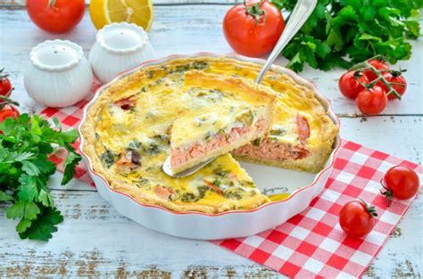 Киш с рыбой рецепт фото пошагово и видео - 1000.menu