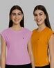 Buy Purple Tshirts for Women by FRISKERS Online | Ajio.com