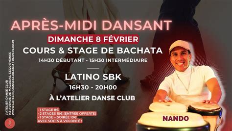 Après-midi dansant avec cours et stage de Bachata & Latino SBK, 145 ...