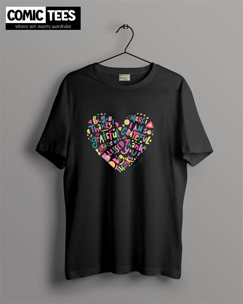 Thank you love shape Oversize T-Shirt – Comic Tees