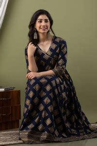 Surhi Women Floral Print Anarkali Kurta - Buy Surhi Women Floral Print ...