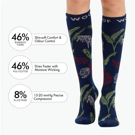 In the Jungle Moisture-Wicking Compression Socks | Dr. Woof Apparel
