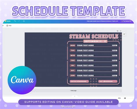 Image result for Stream Schedule Maker