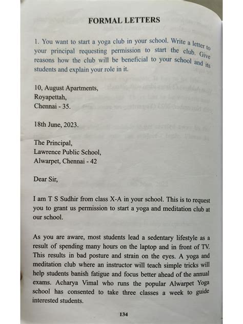 Formal Letters - A Guide for Your Board Exams - Studocu