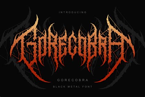 Black Metal Font