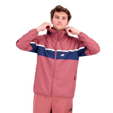 Jacket New Balance Athletics 90's Windbreaker Washed Burgundy - Fútbol ...