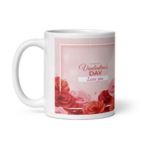 Buy Gifts Bucket Valentine Day Gifts Love You Coffee Mug 320ml 1 Piece ...