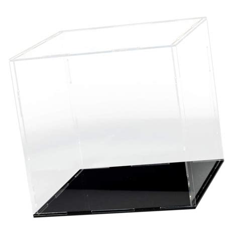 FLAWISH Clear Acrylic Display Box 15x15x15cm Dustproof Showcase for ...