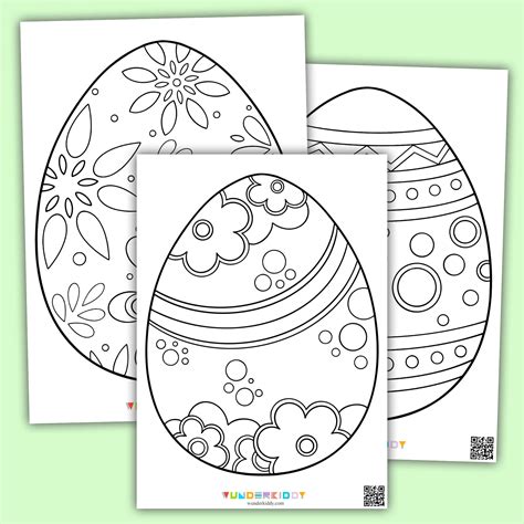 Free Printable Coloring Pages Easter Egg