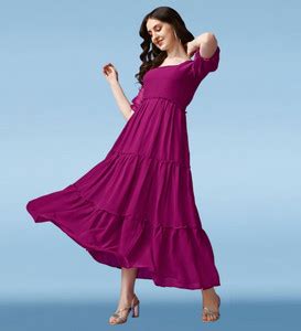 Femvy Flared/A-line Gown Price in India - Buy Femvy Flared/A-line Gown ...
