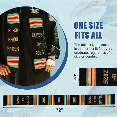 ORNING Kente Graduation Stole 2025 Black Girl Magic India | Ubuy