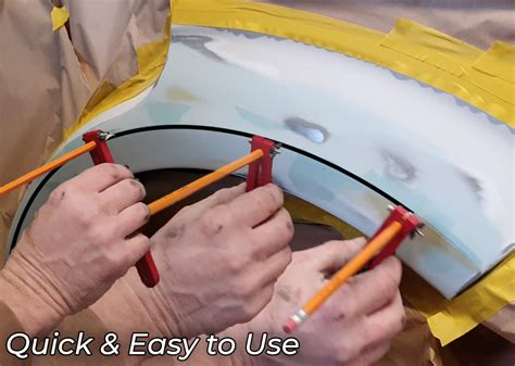 Wrench Monkey Wheel Arch & Swage Body Line Marker Tool Kit | Quarter ...