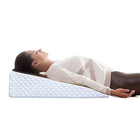 LEBEDO INDIA Gel Memory Foam Soft Bed Wedge Pillow for Acid Re-Flux ...