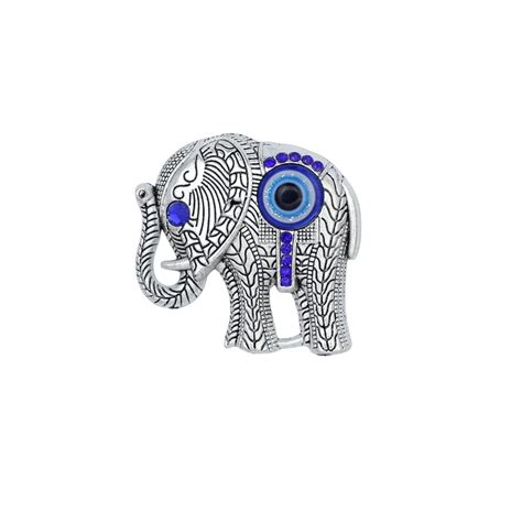 Buy THE QUIRKY HOME Evil Eye Elephant Decorative Refrigerator Magnet ...