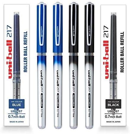 uni-ball UB-217 Micro Roller Pen & UBR-87 Refill (Usable for UB-217 ...