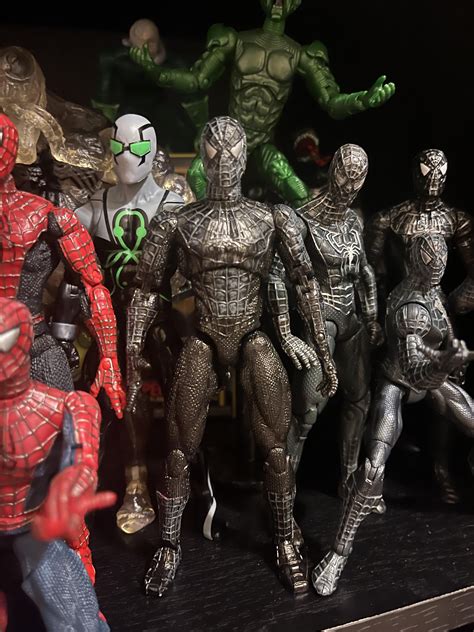 Custom black suit spidey, not perfect but I’m pretty happy with it : r ...