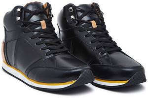 ROYAL ENFIELD Gt Mid Top Shoes Sneakers For Men - Buy Black Color ROYAL ...