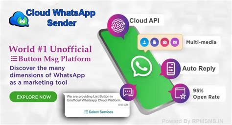 Cloud WhatsApp Sender | Cloud Wa Sender | Unofficial Api Chatbot