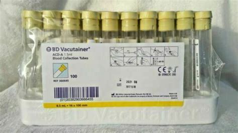 8.5 ml Glass Venous ACD PRP Tubes for VACUTAINER India | Ubuy
