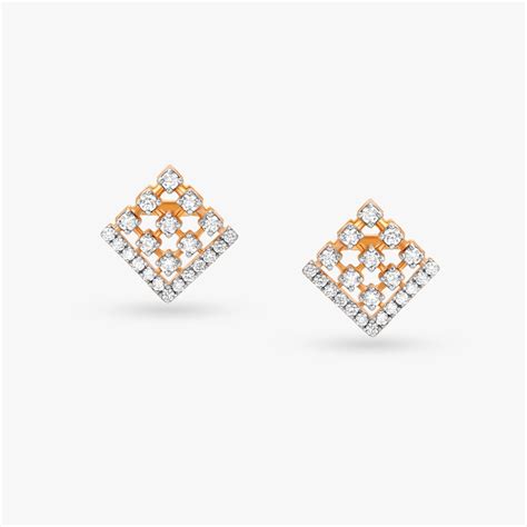 Enchantment Of Understated Elegance Diamond Stud Earrings