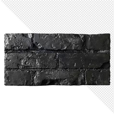 Black brick wall texture | Premium AI-generated PSD