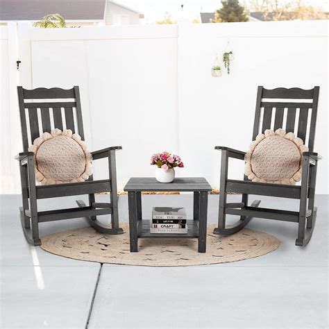 Buy Outdoor & Indoor Rocking Chair, STOOG All-Weather Porch Rocker with ...