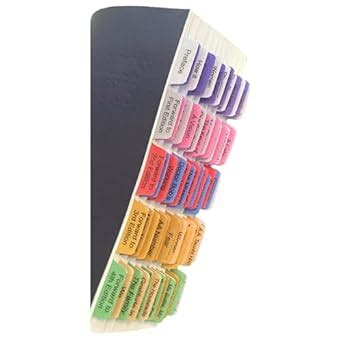 Book Tabs for Alcoholics Anonymous: The Big Book 4th edition. Laminated ...