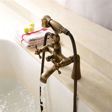 LightInTheBox Antique Vintage Brass 6 Centers Two Handle Bathroom India ...