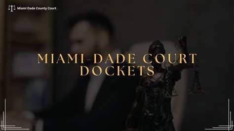 Miami-Dade Court Dockets - Miami Dade County Court