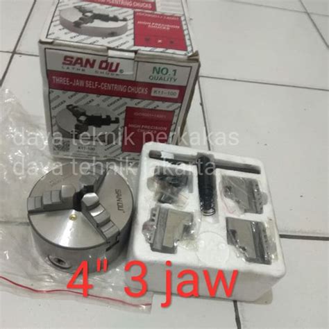Jual CLAW BUBUT 4 IN 3 JAW - CLAU BUBUT SAN OU 4" - KEPALA BUBUT SAN O ...