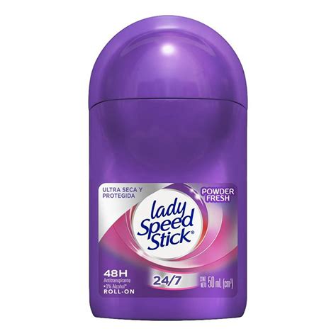 Lady Speed Stick Antiperspirant Deodorant, Powder Fresh Roll On, 50ml ...