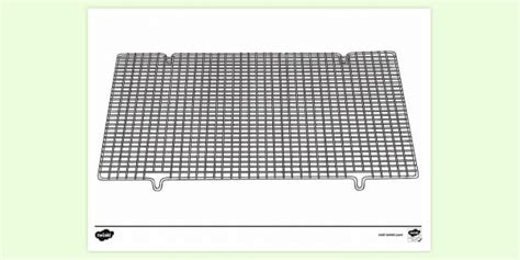 Cooling Rack Colouring Sheet | Colouring Sheets - Twinkl