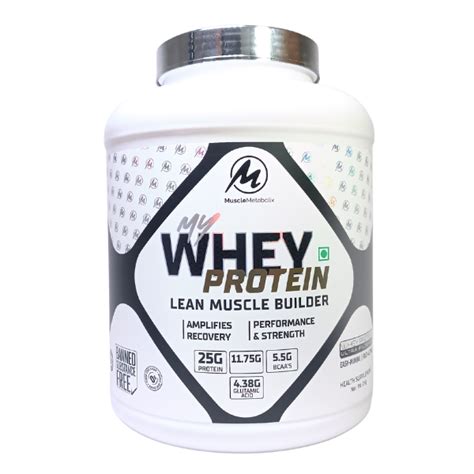 Muscle Metabolix My Whey Protein 2 Kg – Anandit Nutrition