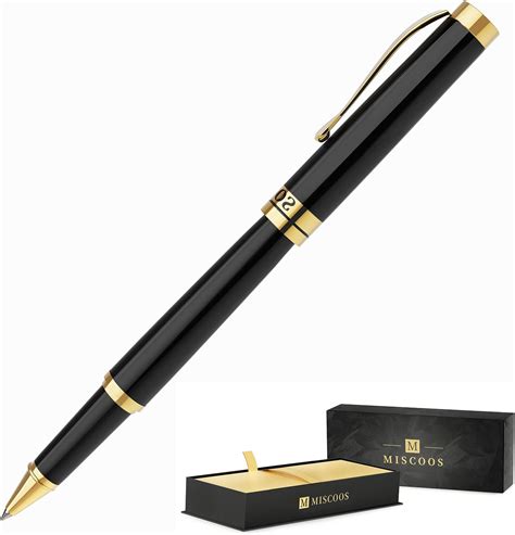 Amazon.com: Miscoos Luxury Pen Fancy Rollerball Pens Smooth Writing ...