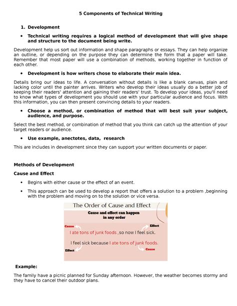 5 Components OF Technical Writing - 5 Components of Technical Writing ...
