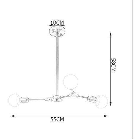 Black Metal Ceiling Pendant Light with/Lamp Holder | Ubuy India