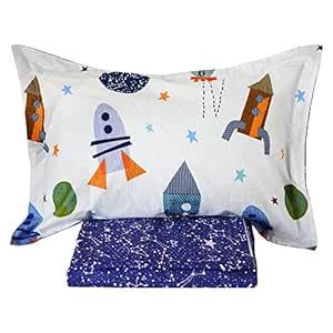 Brandream Queen Size Bedding Sets Outer Space Boys Kids Bed Sheets ...