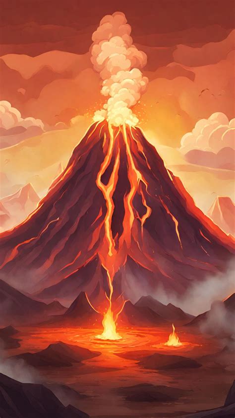 Volcano Poster