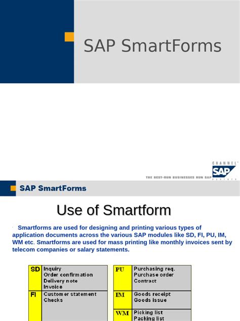 SAP SmartForms Examples 的图像结果