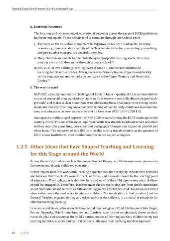 Page 30 - National Curriculum Framework for Foundational Stage 2022