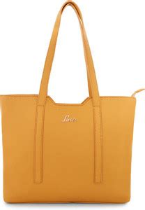 Buy LAVIE - HYES754096N3 Women Yellow Tote OCHER Online @ Best Price in ...