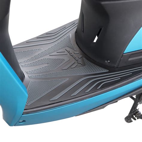 TVS Jupiter 110 Black Grey Floor Mat - Modern Design