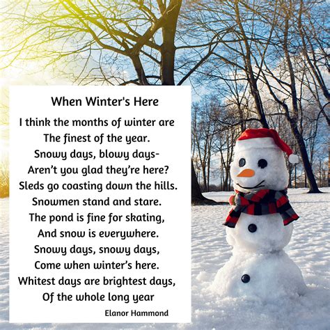 14 Delightful Winter Poems for Kids of All Ages